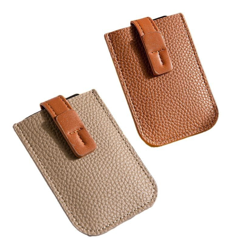 Minimalist RFID-Blocking Leather Card Holder Bowlift