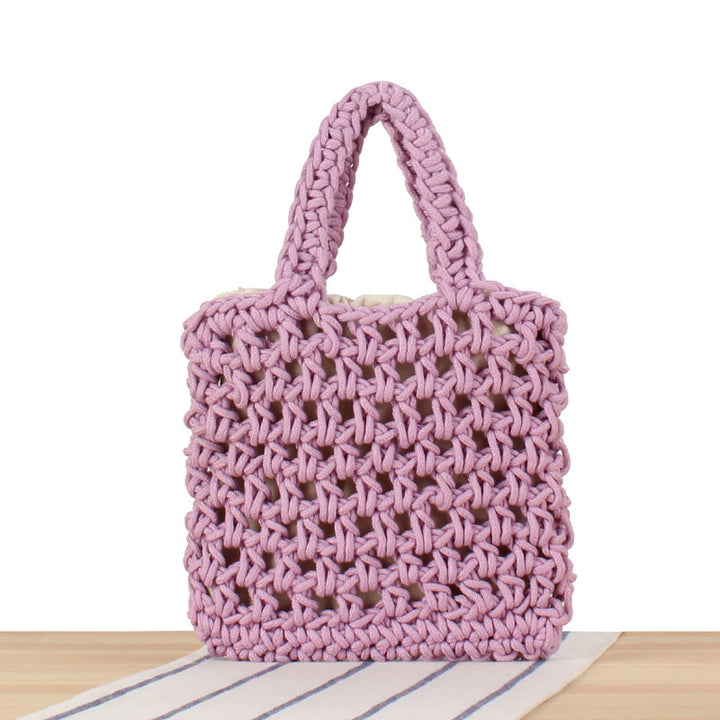 Stylish Macrame Tote Bag Bowlift