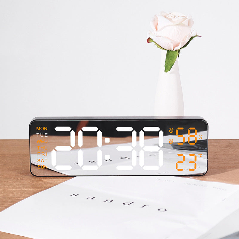 Digital Multifunction Alarm Clock with Hygrometer and Temperature Display Bowlift