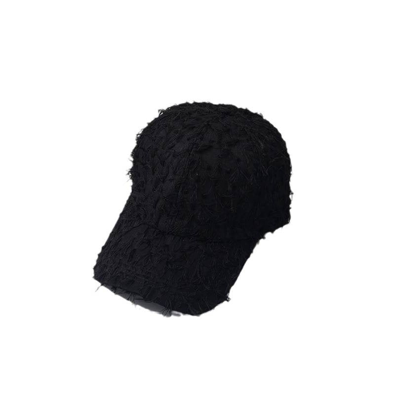 Women's Embroidered Textured Baseball Cap Bowlift