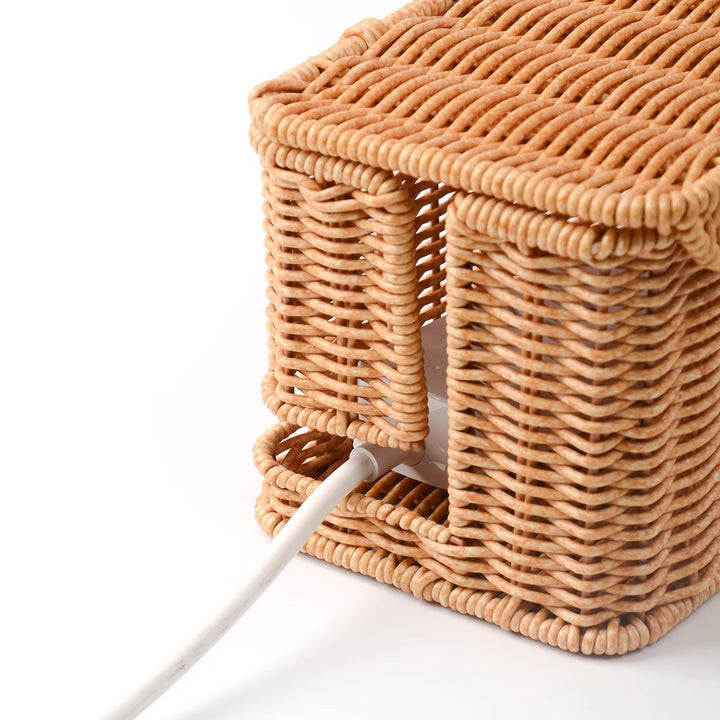 Storage Box Made of Woven Rattan Bowlift