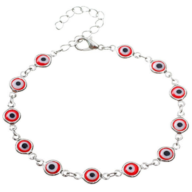Decorative Evil Eye Charm Bracelet Bowlift