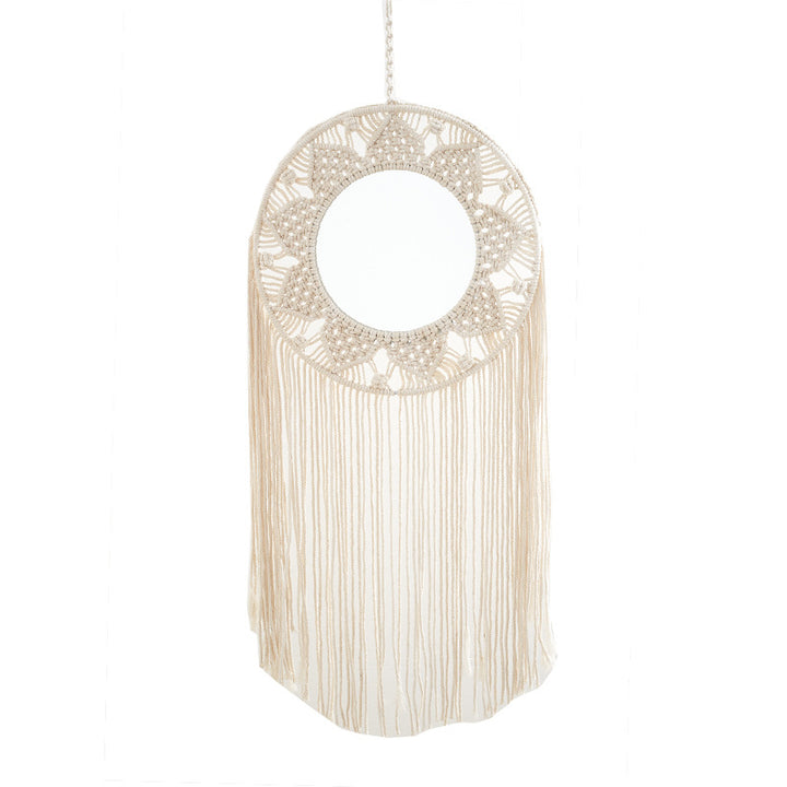 Bohemian Macramé Hanging Mirror Bowlift