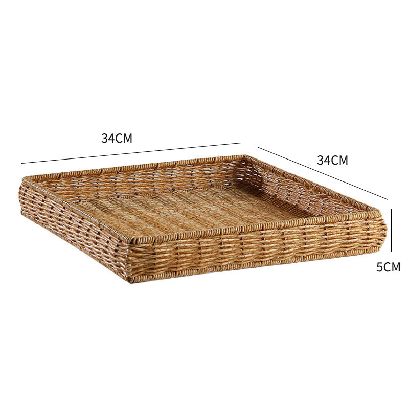 Handwoven Decorative Serving Tray Bowlift 1783754312