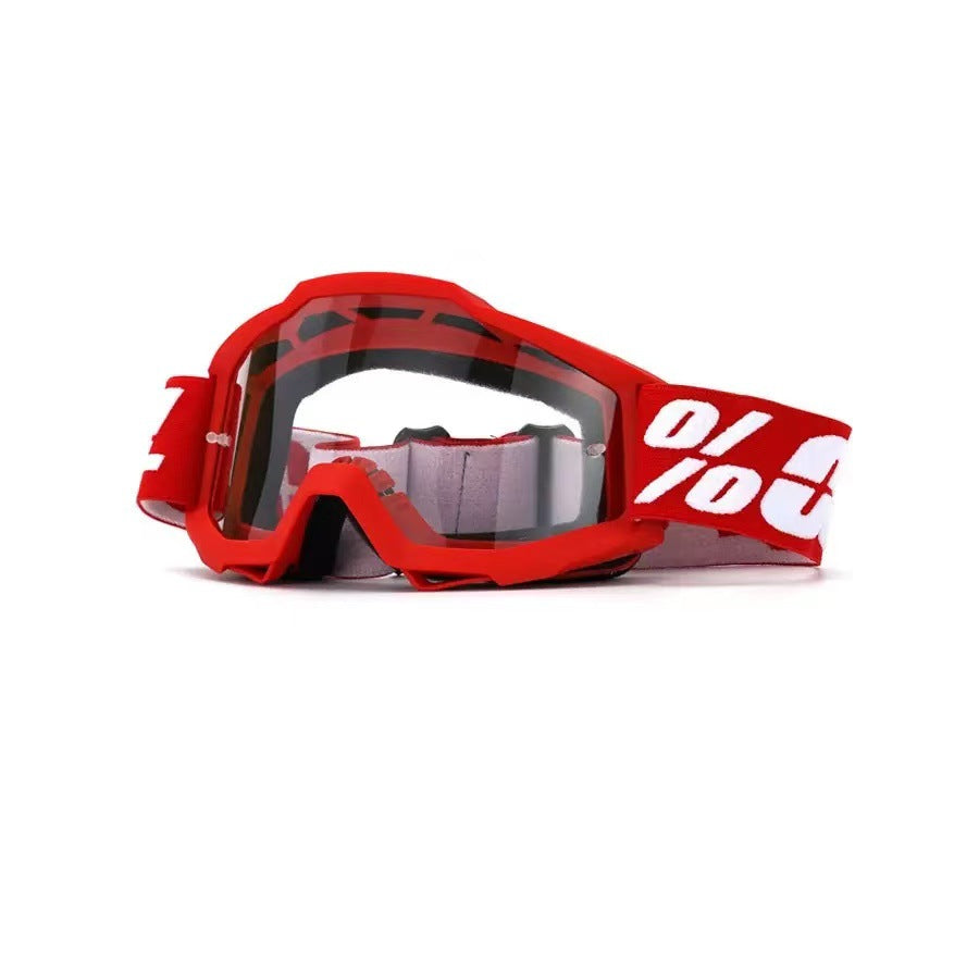 Impact resistant anti fog motocross goggles with OTG fit Bowlift