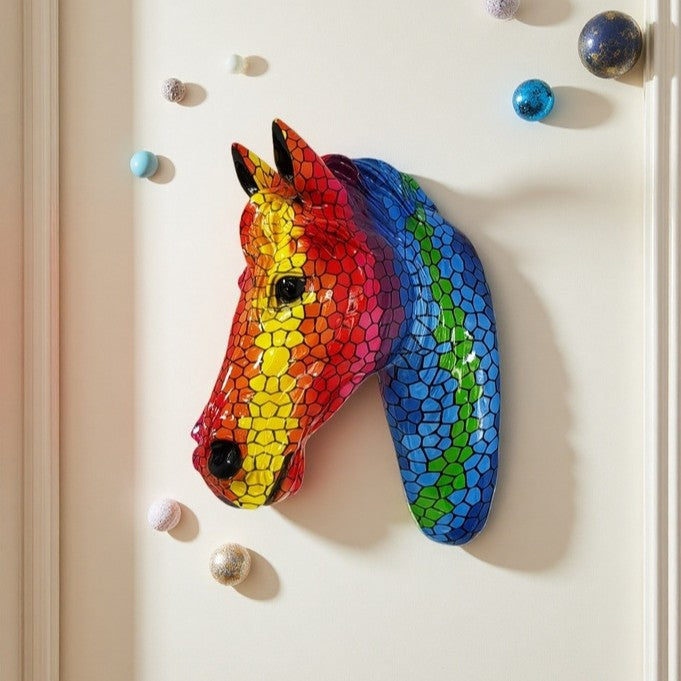 Decorative Horse Head Sculpture Bowlift