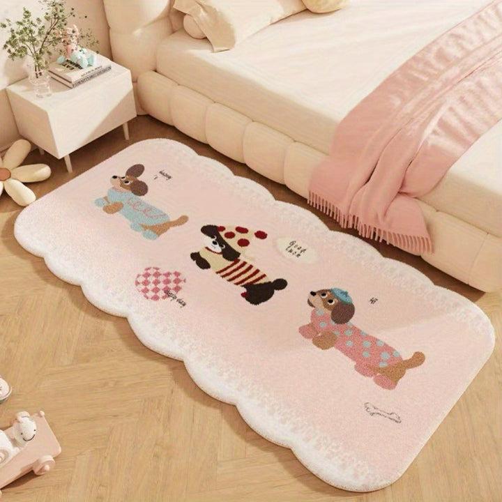 Cute Bunny-Themed Area Rug