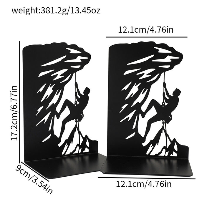 Mountain Climbing Themed Decorative Bookends