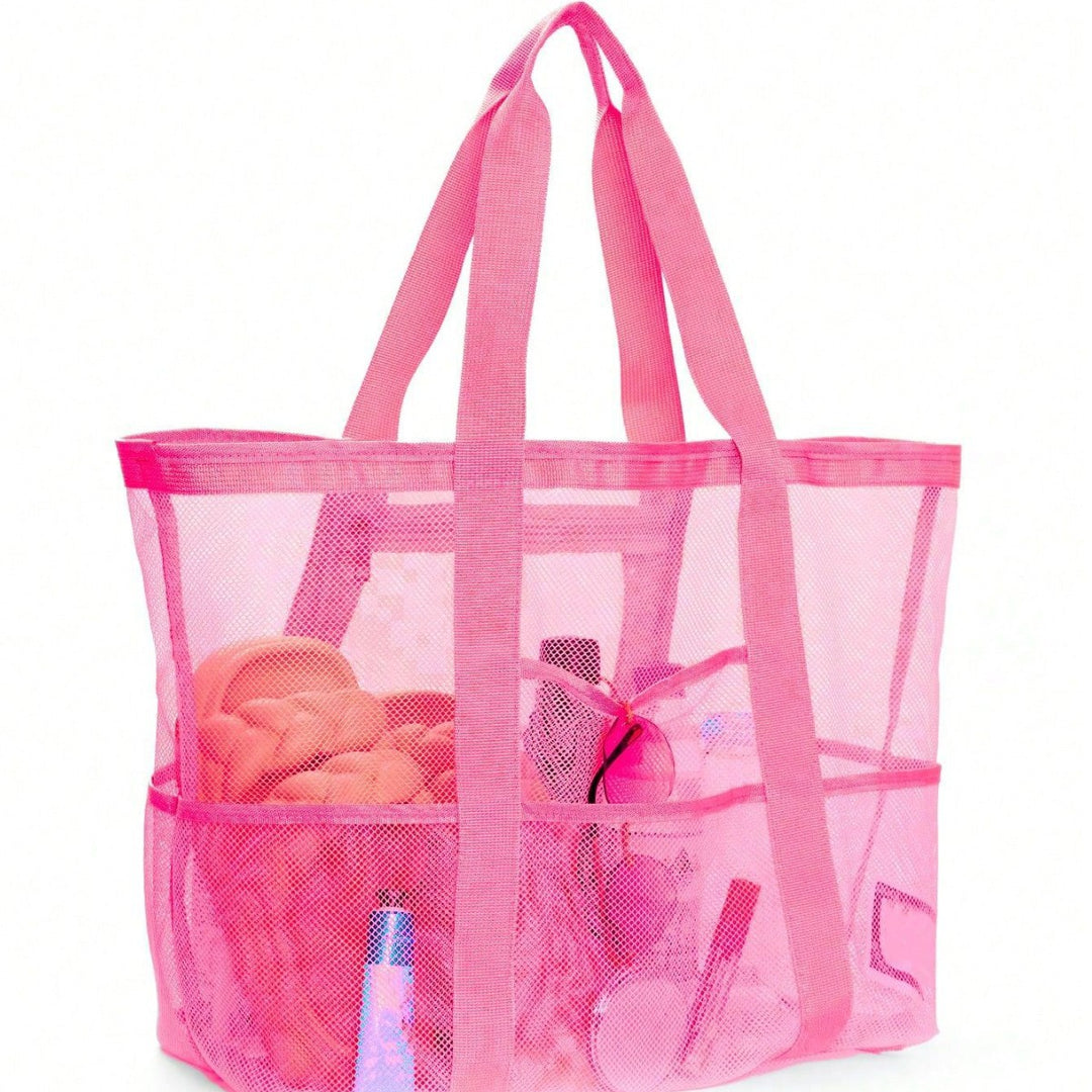 Large Beach Bag Made of Breathable Mesh Material Bowlift