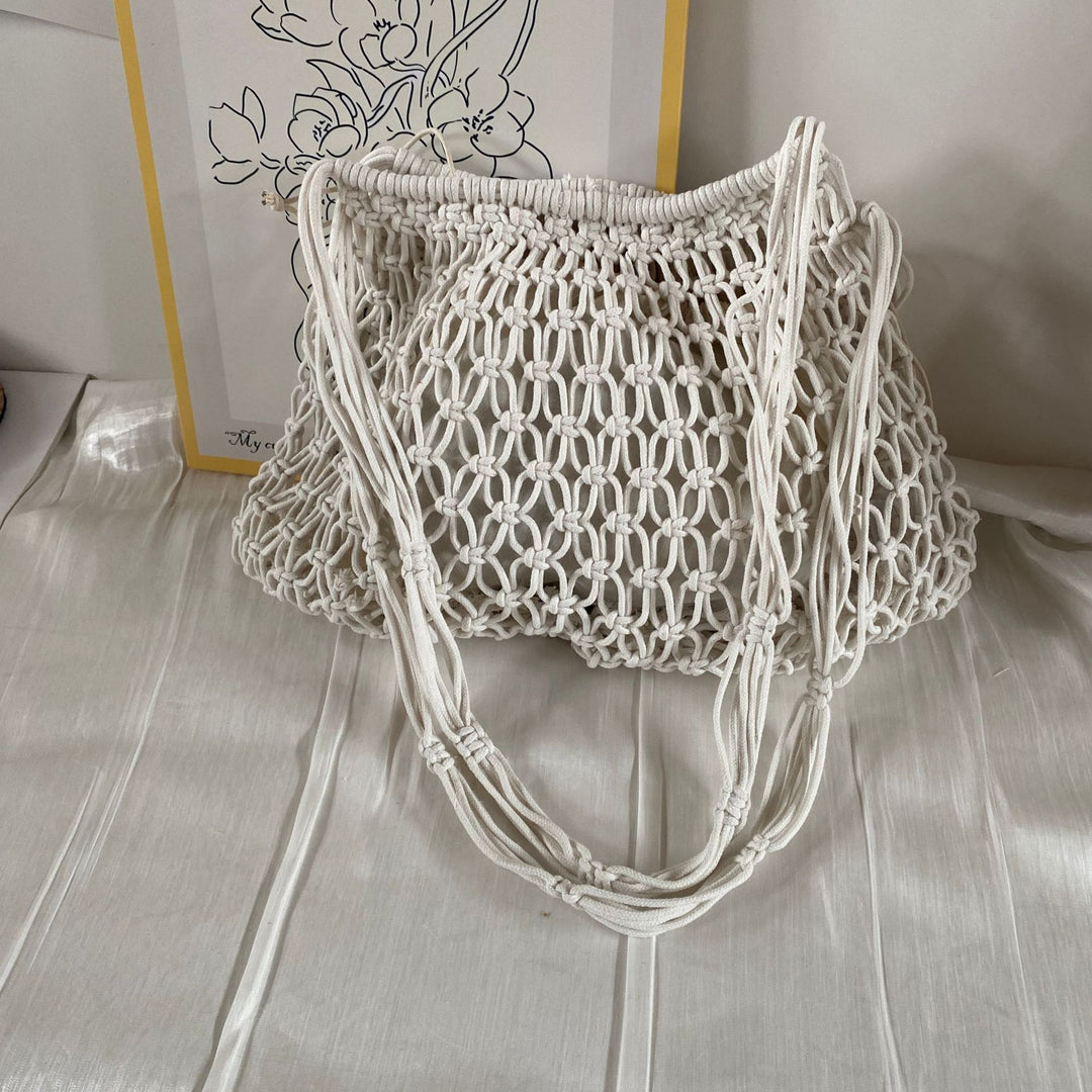 Hand-knotted shopping and leisure bag Bowlift