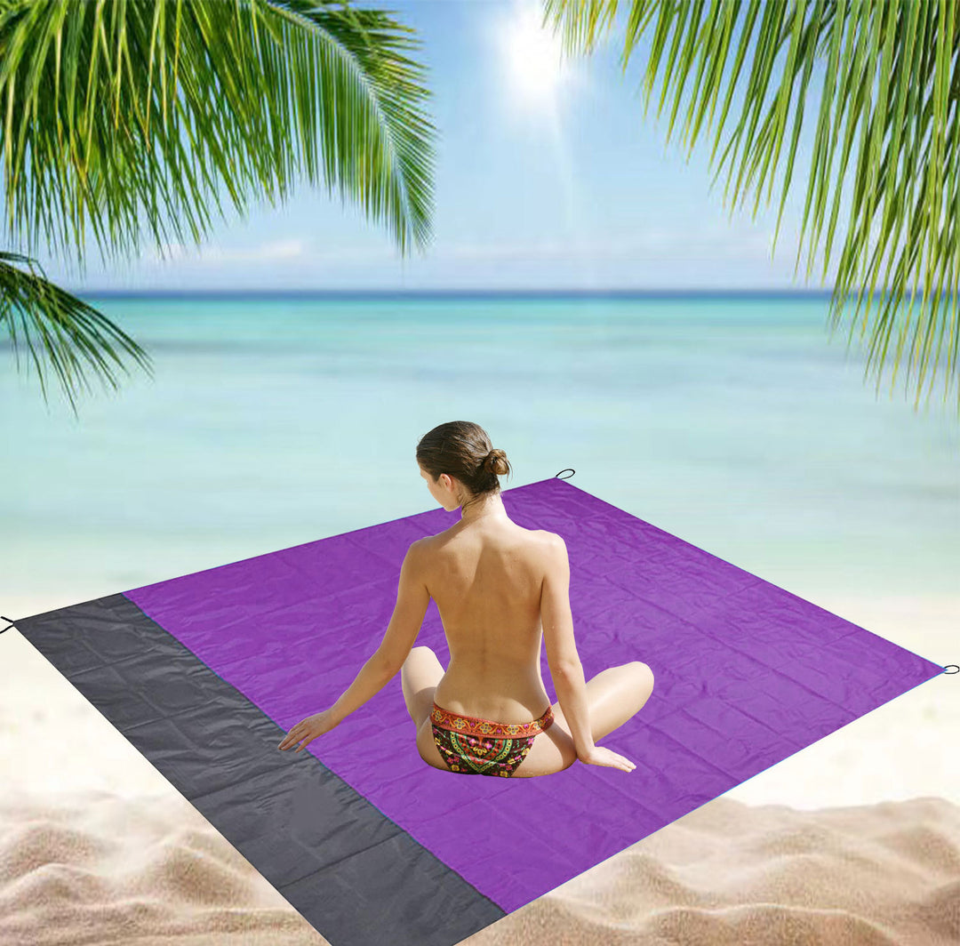 WoOutdoor Waterproof Beach Blanket Bowlift