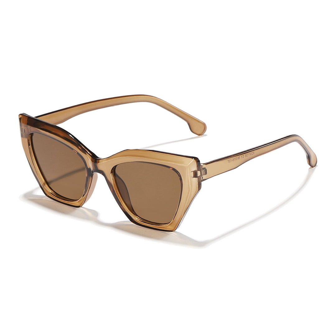 Women's fashionable sunglasses with elegant cat-eye design and durable frame Bowlift