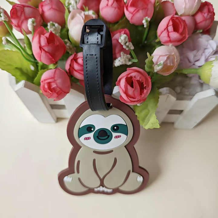 Unisex luggage tag in cute sloth design Bowlift