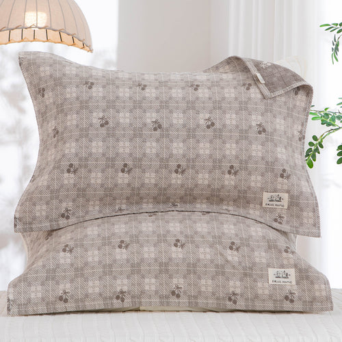 Women's pillowcase with modern checkered pattern Bowlift