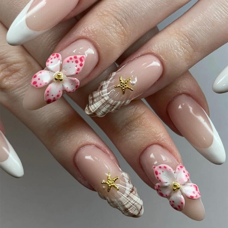 Animal-Inspired Press-On Nail Art Set Bowlift