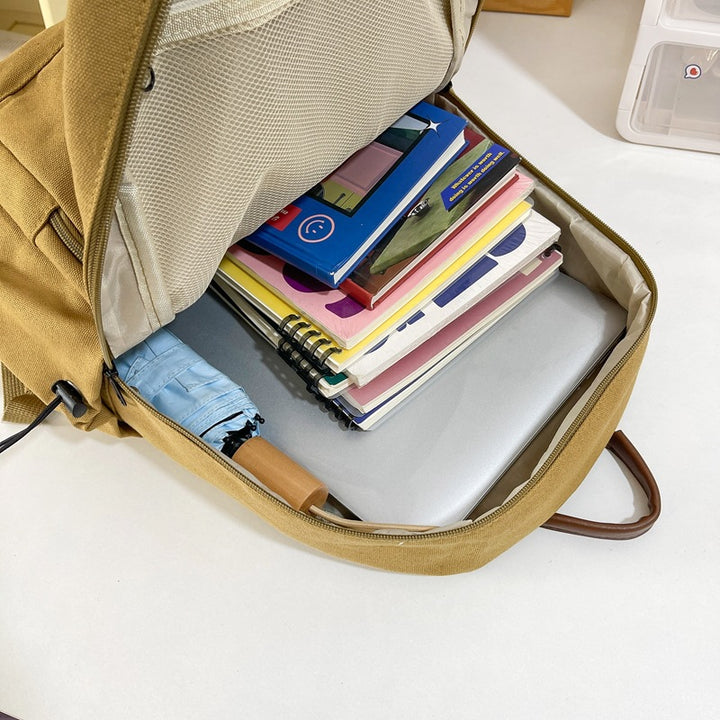 Backpack with ergonomic padding and functional compartments Bowlift