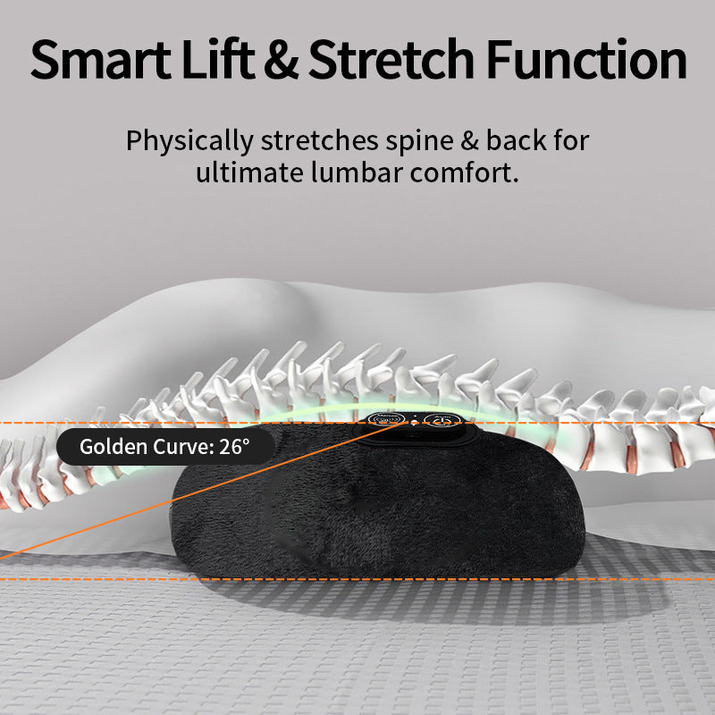 Ergonomic Heating and Massage Pillow Bowlift