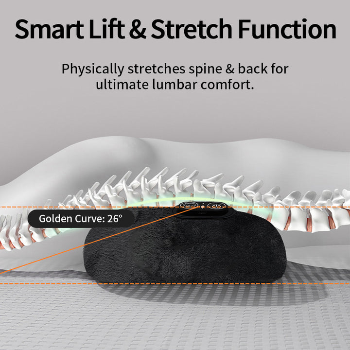 Ergonomic Heating and Massage Pillow Bowlift
