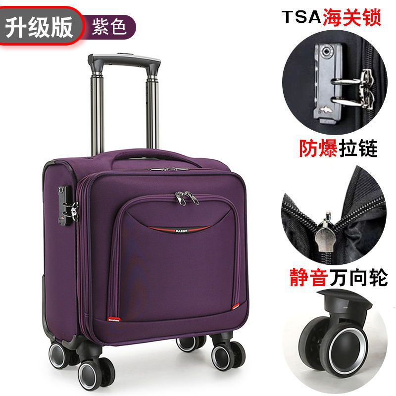 Hard-shell trolley suitcase with stable 360-degree wheels and integrated combination lock Bowlift
