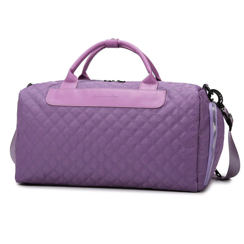 Quilted Travel Duffel Bag Bowlift