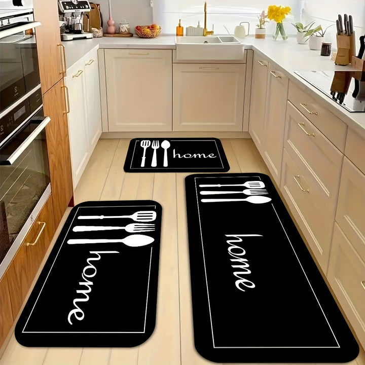 Money-Themed Anti-Fatigue Kitchen Mat