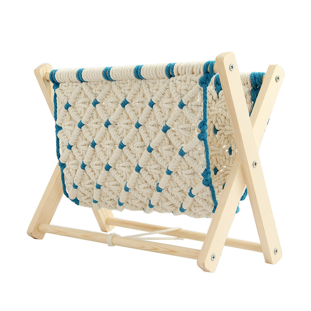 Woven Macrame Storage Organizer Bowlift