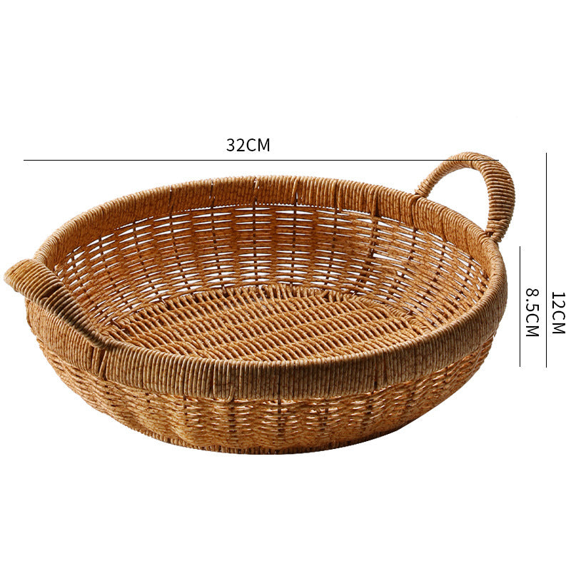 Unisex Practical Fruit and Vegetable Container with Two Handles Bowlift