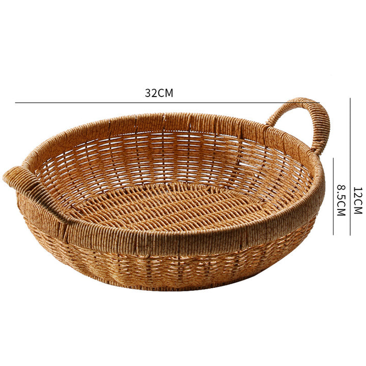 Unisex Practical Fruit and Vegetable Container with Two Handles Bowlift