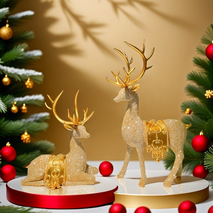 Elegant decorative figure of a majestic red deer Bowlift