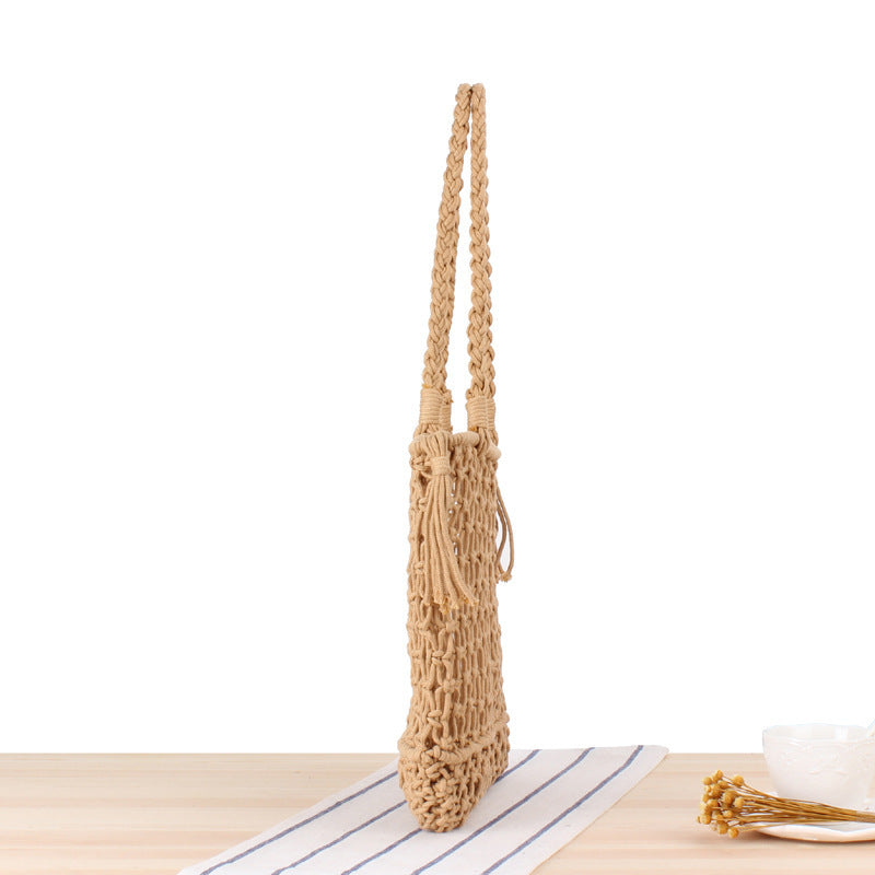 Elegant Handcrafted Macramé Diaper Bag Bowlift