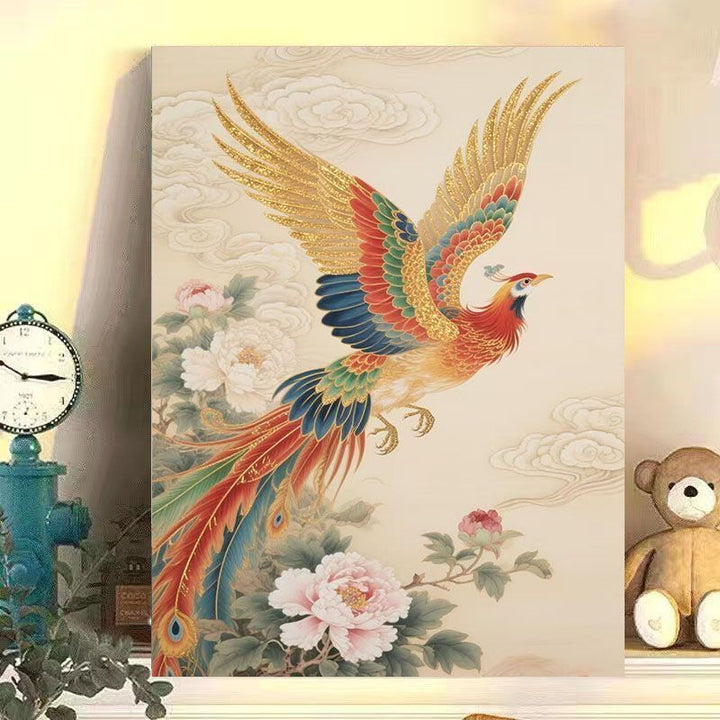 Mythical Phoenix Canvas Art Bowlift