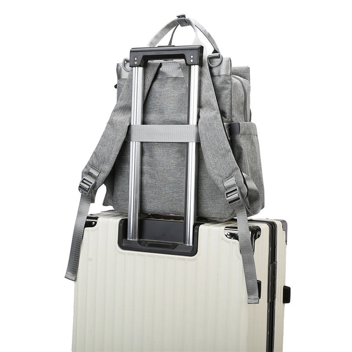 Multi-Functional Quilted Backpack Bowlift