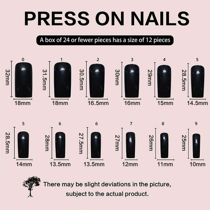 Artificial Nail Set with Elegant 3D Flower Accents Bowlift