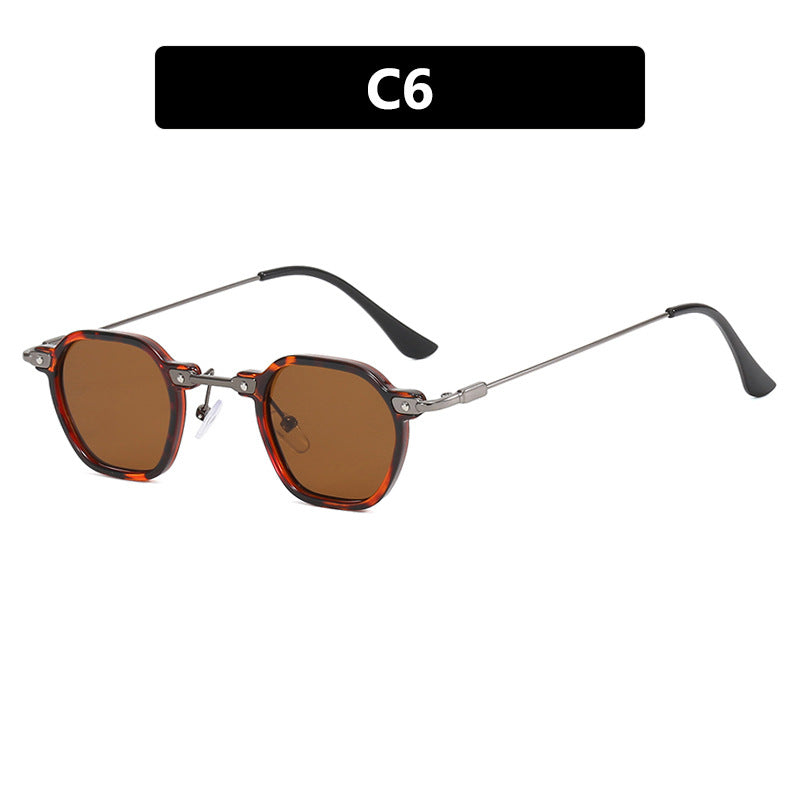Ladies stylish sunglasses with unique hexagonal shape and sturdy frame Bowlift