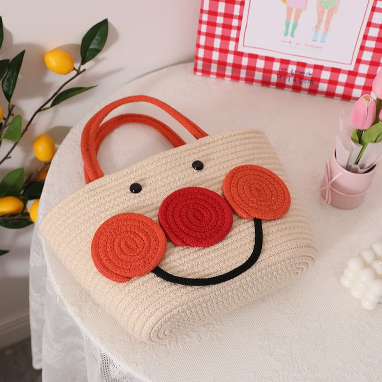 Handcrafted Clown Shoulder Bag Bowlift