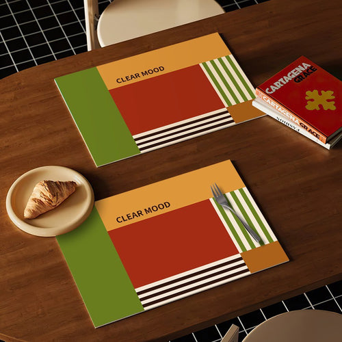 Elegant Geometric Table Placemats