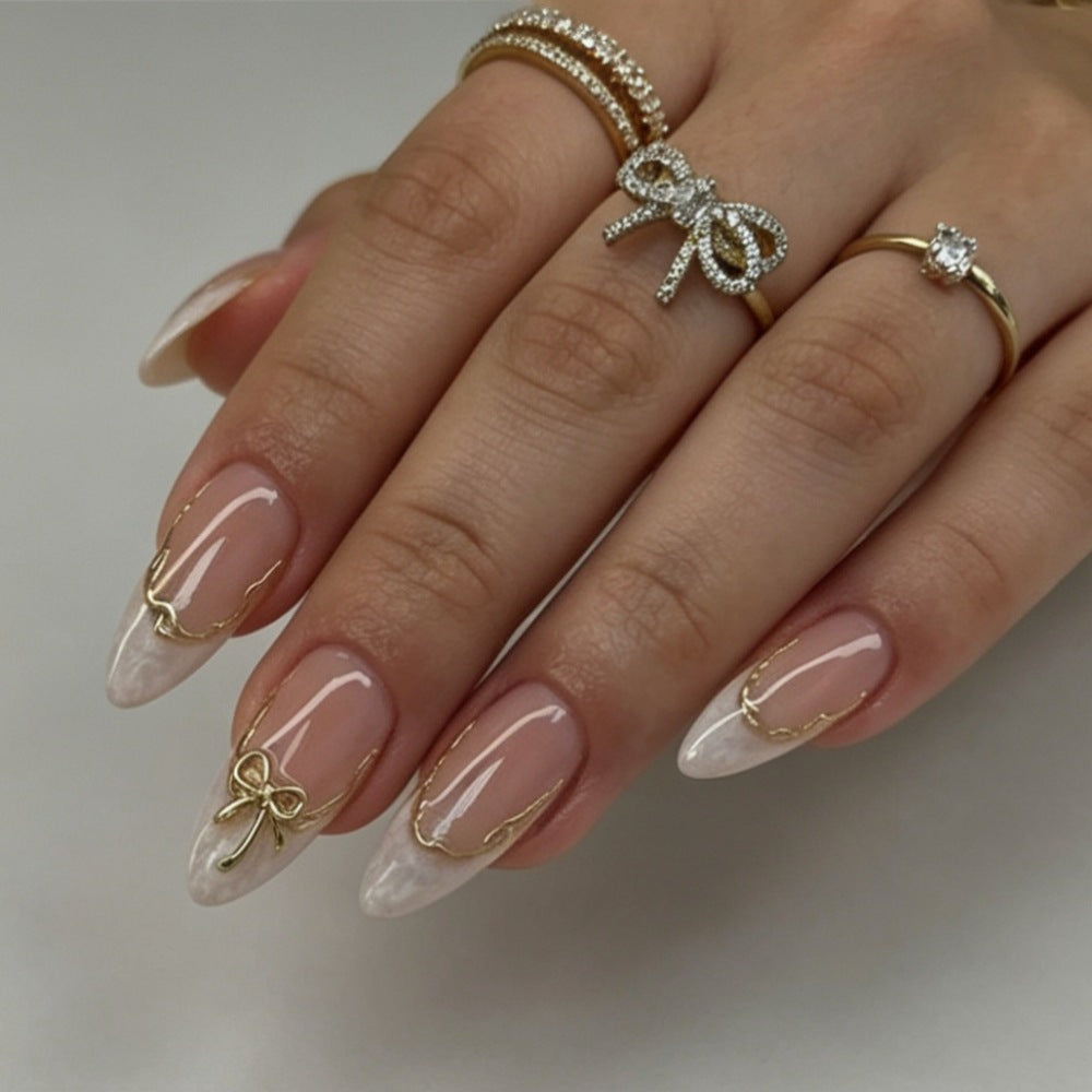 Elegant Artificial Nails in Luxurious Design Bowlift