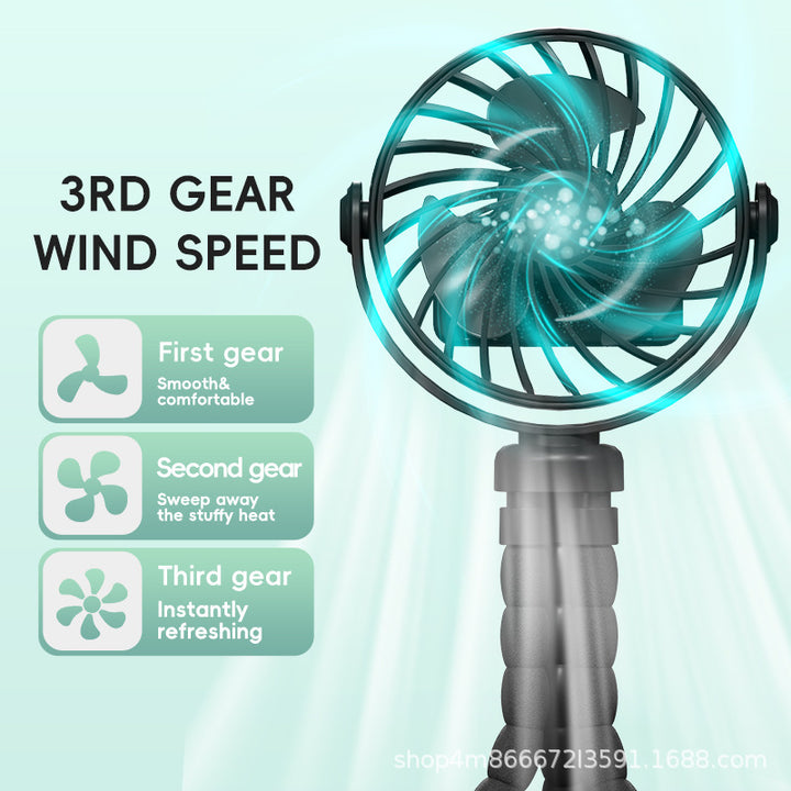 Flexible Tripod Mini Fan Bowlift