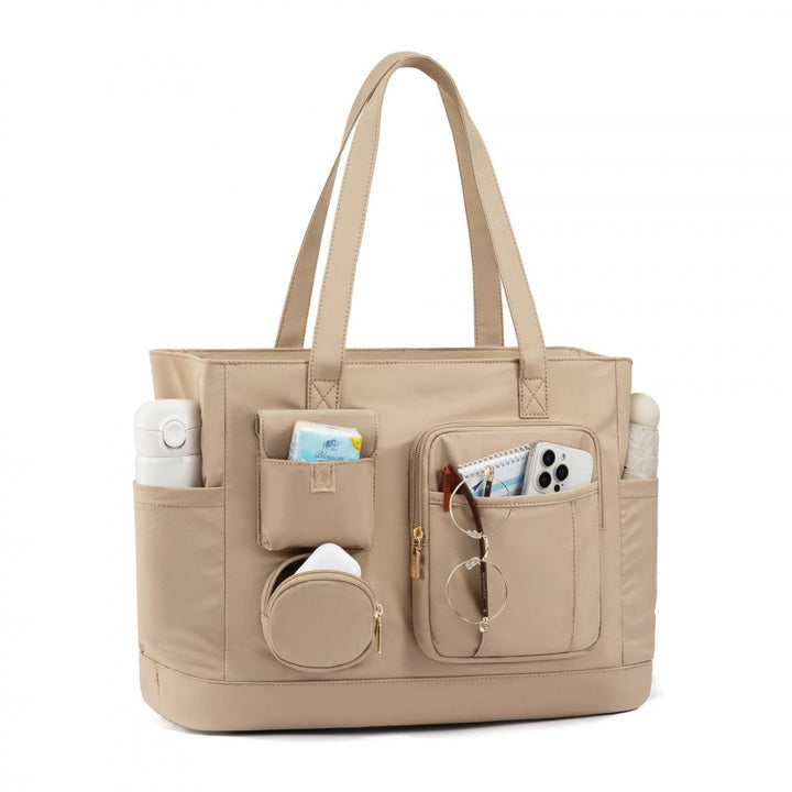 Multifunctional tote bag with multiple compartments Bowlift
