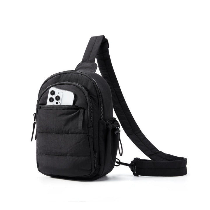 Practical sling bag with multiple compartments Bowlift