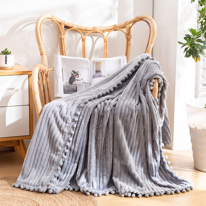 Cozy Textured Throw Blanket