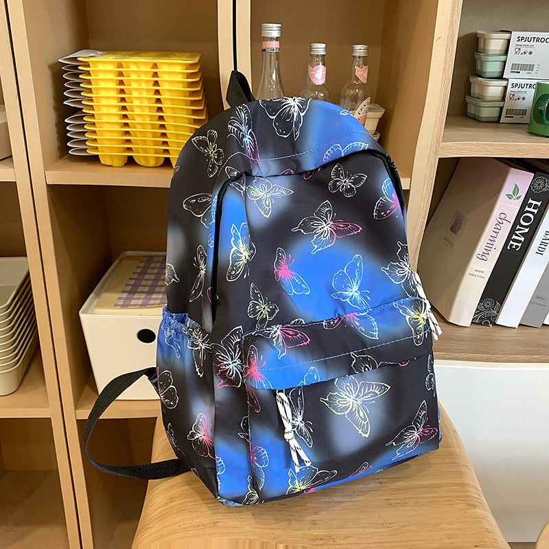 Whimsical Butterfly Pattern Backpack