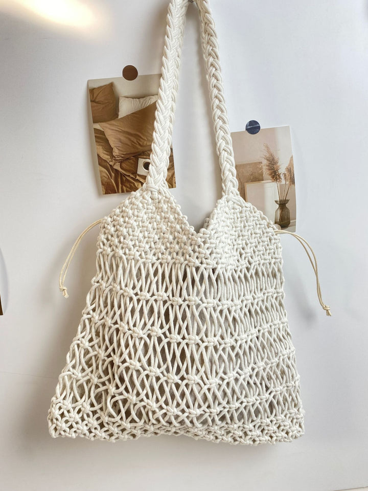 Hand-knotted shopping and beach bag Bowlift