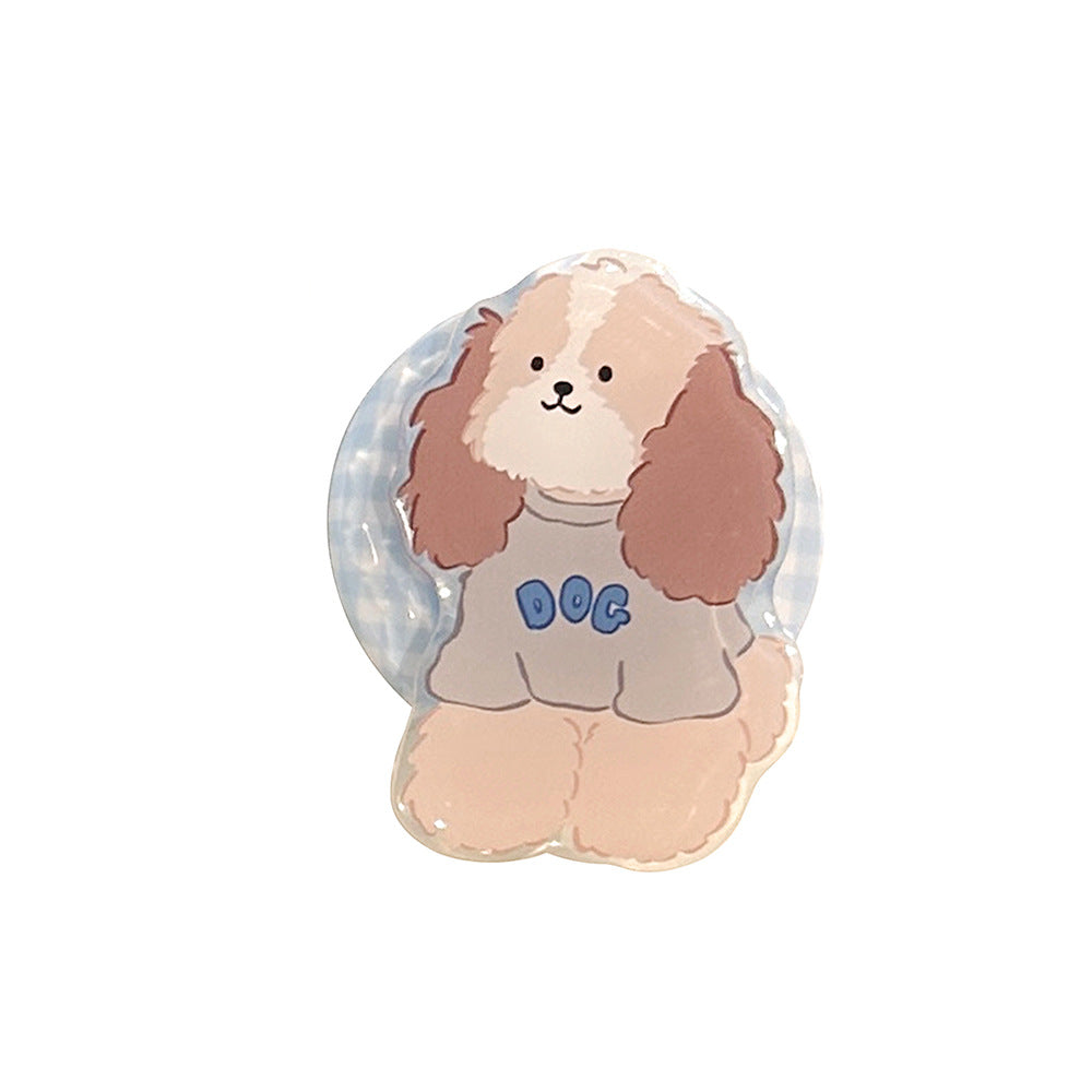 Kawaii Dog Design Sticker Bowlift