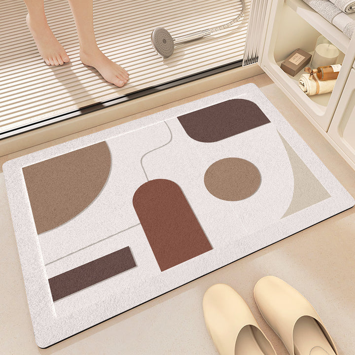 Modern Abstract Bath Mat Bowlift