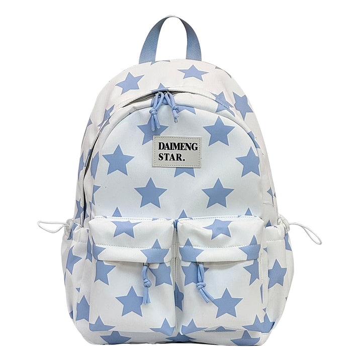 Star-Patterned Casual Backpack Bowlift