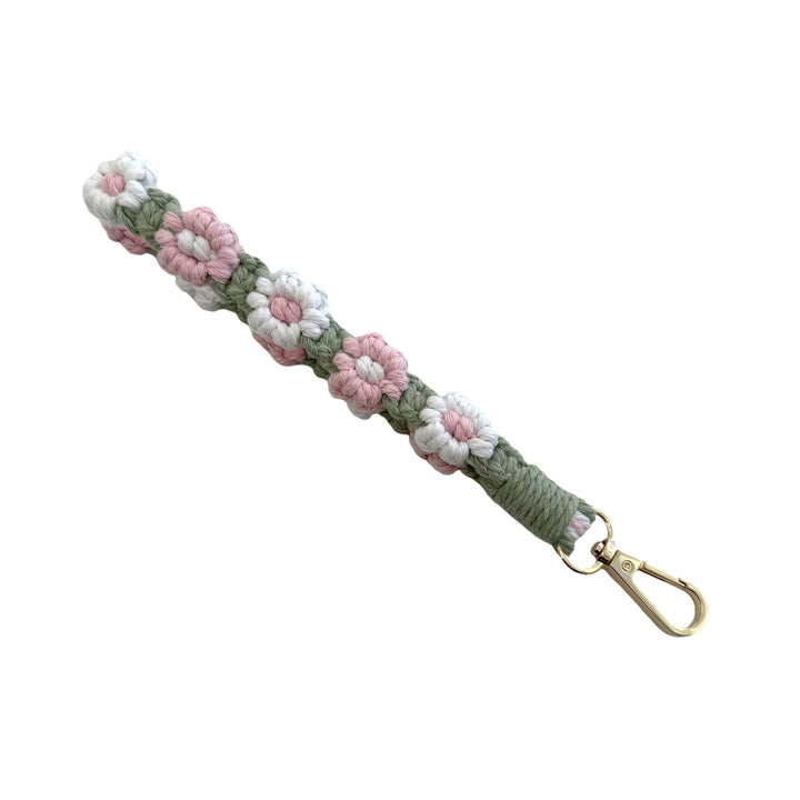 Floral Macrame Keychain Strap Bowlift 1788942629