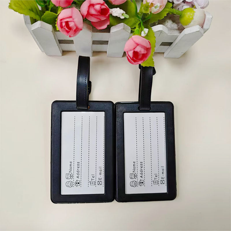 Unisex Luggage Tag in Creative Geometric Design Bowlift