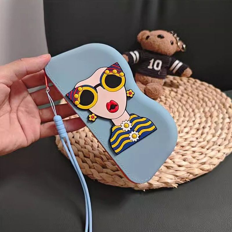 Artistic Print Zippered Pencil Case Bowlift