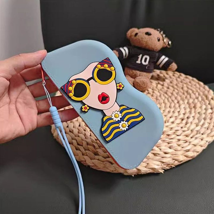 Artistic Print Zippered Pencil Case Bowlift